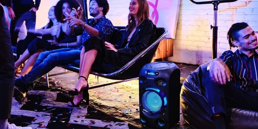 Sony equipo de sonido con bluetooth y karaoke MHC-V02